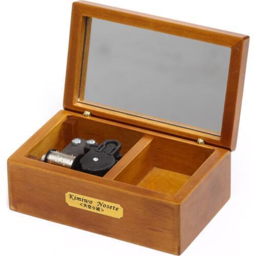 My Neighbor Totoro Wind up Wood Music Box for Christmas Birthday Valentines Day Musical Box for Gift