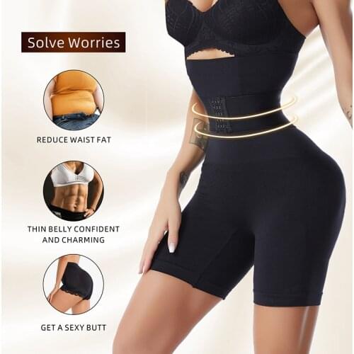 Wholesale Customization High Waist Slimming Pants Waist Trainer Mid-Thigh Shorts Thigh Slimmer Shapewear Tummy Control Leggings