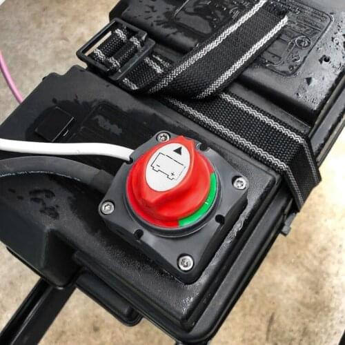 Battery Switch 12-48V Waterproof Heavy Duty Battery Power Cut Master Switch Disconnect Isolator for Car RV and Marine
