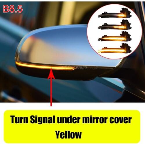 Dynamic Blinker For Audi A3 8P A4 A5 B8 Q3 A6 C6 4F S6 B8.5 S5 RS5 RS4 RS3 Turn Signal Sequential Side Mirror Indicator Light