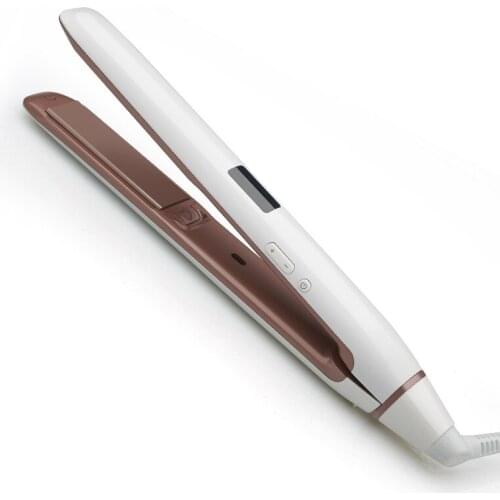 Professional Hair Straightener Curler Iron LED Display Ceramic Coating Plate Ionic Curling Iron Chapinha Flat Iron Styling Tool