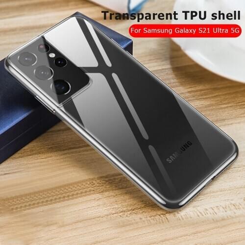 Frameless Transparent Case for Samsung Galaxy S21 Ultra Plus S21 Ultra 5G Cover Clear Soft Plastic Thin Case For SamsungS21 S 21