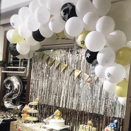 30pcs 2.3g White Latex Balloons Happy Birthday Party Supplies Baby Shower Helium Balloon Wedding Balloon Garland Arch Decoration