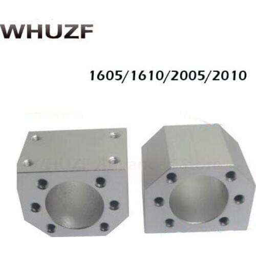 Bearing Steel ballscrew 1/2pcs nut housing bracket holder fit for SFU1605 SFU1610 Ball SFU2005 SFU2010 for 3D printer cnc parts