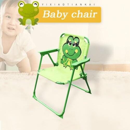 Cute Cartoon Printed Foldable Chair Outdoor Portable Lightweight Children Chair for Camping Picnic Hiking J2Y