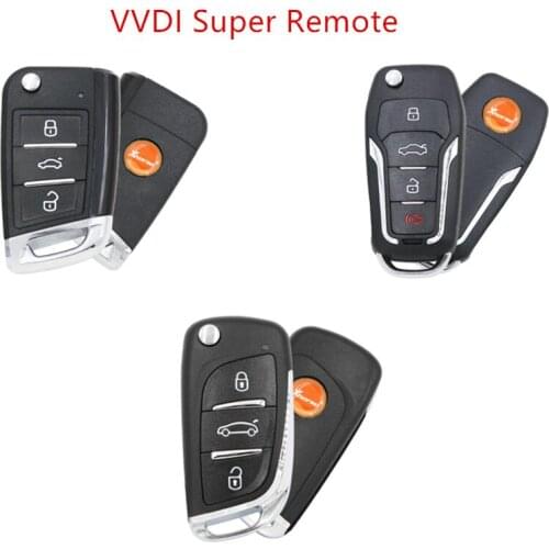 Xhorse XEDS01EN/XEFO01EN/XEMQB1EN VVDI Super Remote with XT27A66 super Chip for VVDI2 /VVDI MINI Key Tool/VVDI Key Tool Max