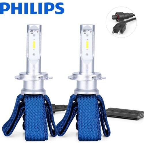 Philips Ultinon Essential H7 LED 12V 6000K Car LED Headlight Bulbs Auto HL Beam Thermal Cool 11972UEX2 luces led para auto 2PCS