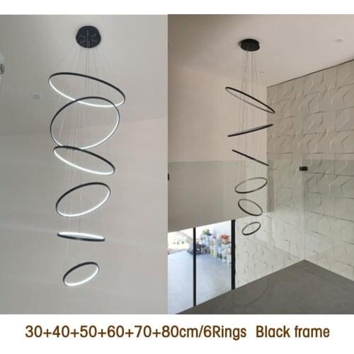 Led Cirkel Lamp Kroonluchters Voor Woonkamer Eetkamer Salon Opknoping Lamp Indoor Home light for Dining room Living room