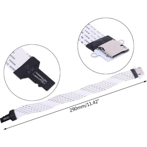 TF micro SD male to TF micro SD FeMale (TF to TF)Flexible Memory Card Extension cable Extender Adapter reader Cord Link