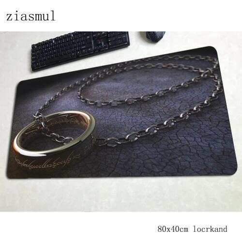 Lord of the ring mouse pad 80x40cm gaming mousepad wrist rest office notbook desk mat anime padmouse games pc gamer mats