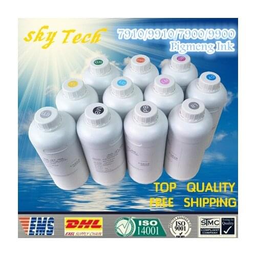 1L*11 Pcs , Quality pigment ink for Wide-Format suit for Epson 7900 7910 9900 9910 and Flatbed Printer