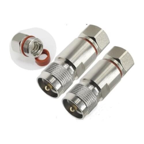 1pc Adapter RF Coaxial UHF Connector UHF Male Clamp for 1/2 Superflexible Cable