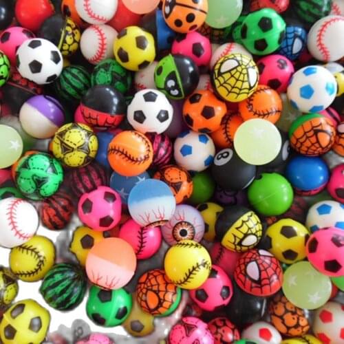 20pcs/lot hot sales toy ball mixed Bouncy Ball child floating elastic rubber ball Children of pinball bouncy toys High quality