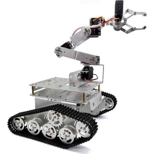 6 dof vehicle-mounted TA001 mechanical arm with CL-1 aluminum alloy claw and 6pcs High torque servo for robot DIY,study project