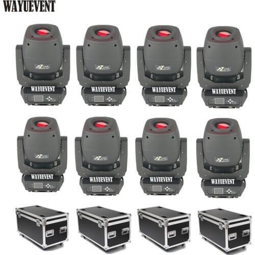Flight Case 230W LED Lyre Moving Head Light Beam Spot Wash ZOOM 4in1 Light Party Light DJ stage light night club