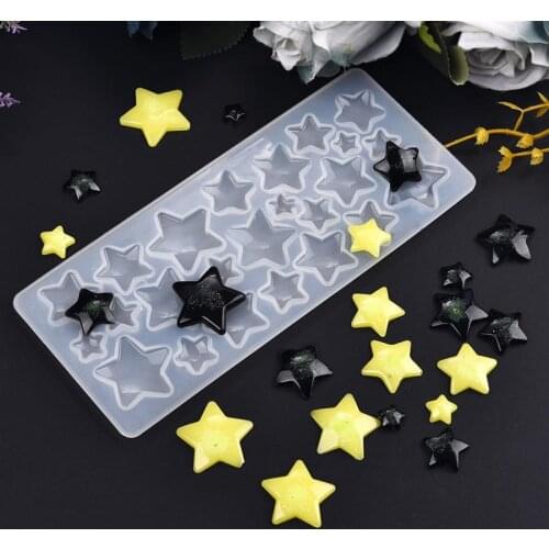 Crystal Silicone Mold Heart Water Drop Shape Patch Resin Mould For DIY Epoxy UV Resin Cabochon Jewelry Making Accessories