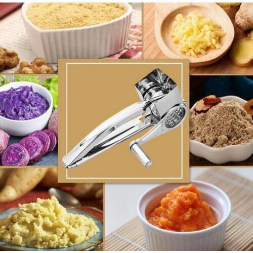 Stainless Steel Rotary Cheese Grater Food Grade Shredder Grinder Kitchen tool