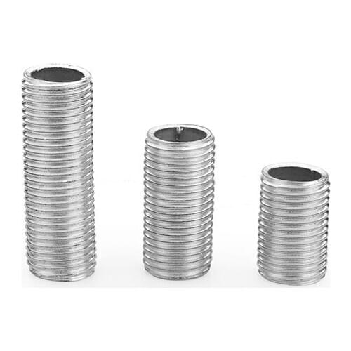 M20*1.5 mm pitch length 20 30 40 50 60mm Thread hollow screw pole tube LED ceilling lights bolt nut connector parts floor lamp