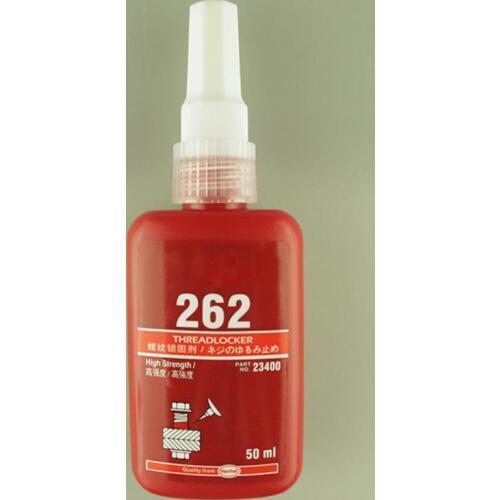 262 50ML Metal Screw Glue Cylindrical Retainer Locking Adhesive Anaerobic Adhesive Thermal Strength Environment Resin Glue