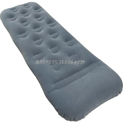 Inflatable Mattress Single Double Thickened Lazy Sofa Family Nap Air Cushion Bed Outdoor Tent Bed Folding Portable