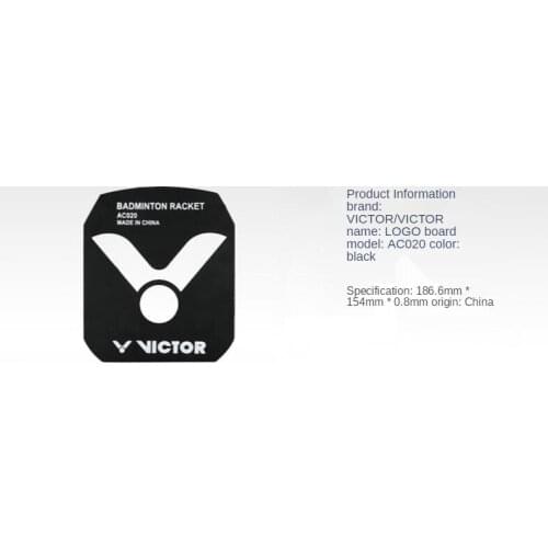 Original victor sport accessories badminton racket logo board AC020