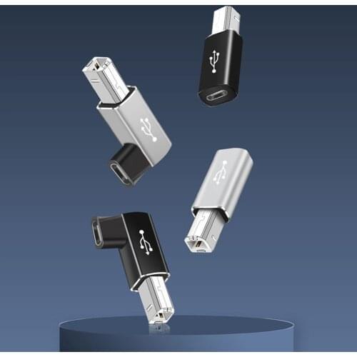 USB Type C Female to USB B Male Scanner Converter Male Adapter Convertor for Printer MIDI Controller Keyboard