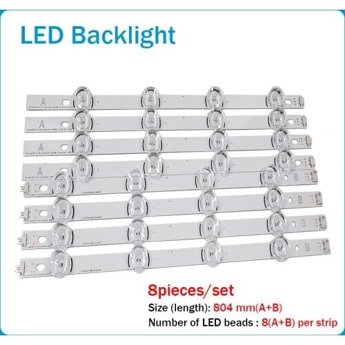 New 40 PCS/set LED backlight strip bar Replacement for 39 Inch TV 39LB561V 39LB5800 innotek DRT 3.0 39"-A DRT3.0 39" A/B type