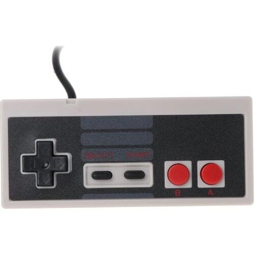 USB Gaming Controller Plug-Play Plastic Black+Gray for NES PC Windows New R9UA