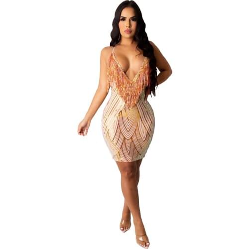 De Festa Promotion Vestidos Mujer Zanzea Maxi Dress Plus Size New Sale Women Free Shipping 2021 Sequin Suspenders Club