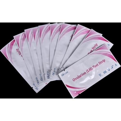 10pcs Household PH Test Strip Indicator LH Test Paper For Water Saliva and Urine Testing Measuring Pregnancy