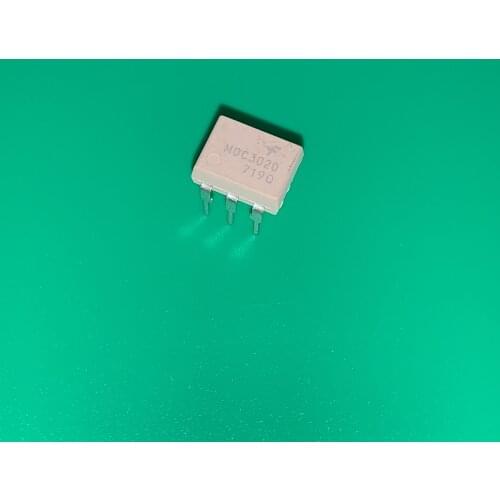 10pcs/lot MOC3020M DIP6 OPTOISOLATOR 4.17KV TRIAC 6DIP MOC3020-M