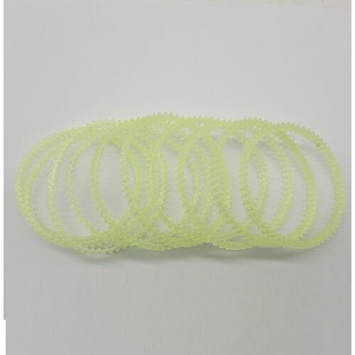 10Pcs Rubber Chain Dentate Strip For Jewelry Rotary Polisher Jewelry Rotary Tumbler Accessories