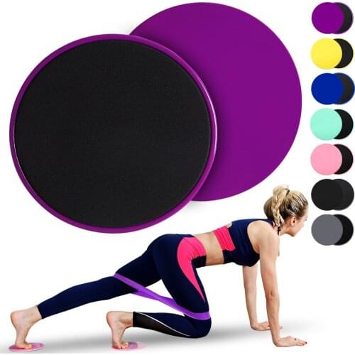 2PCS Exercise Core Sliders With Resistance Band Workout Fitness Gliding Discs Yoga Home Elastic HipTrainer Expander Equipment