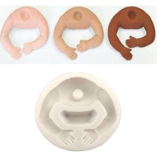 3D Silicone Hands Shaped Cake Silicone Molds Human Body Creating Cake Decorating Tools Kitchen Pastry Baking Tool