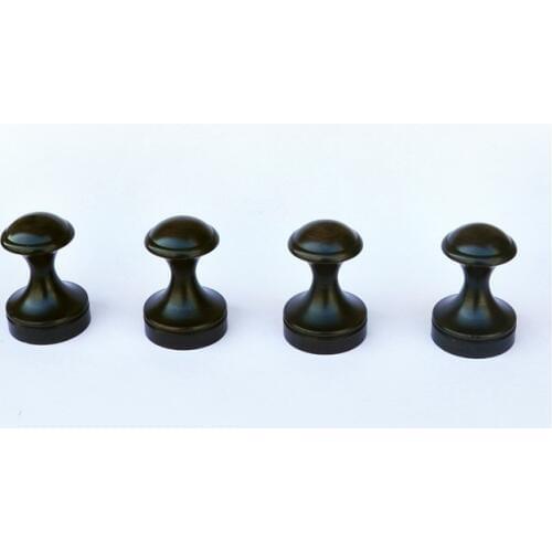 4 PCS Wall Mounted Black Oil Rubbed Brass Bathroom Towel Coat Hooks Single Robe Hook Hanger Bathroom Accessory mba011b