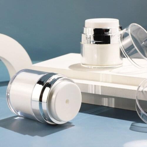 5/10pcs 15ml Empty Airless Cosmetic Container for Creams, Gels & Lotions - Leak Proof BPA FREE Portable Travel Size Container