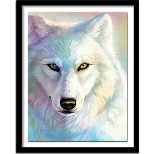 Diamond Embroidery Animals 5D DIY Diamond Painting Cross Stitch Wolf Full Square/Round Drill Decoration