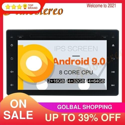 Car DVD Player Android 9.0 Octa Core Multimedia Player GPS Navigation For Toyota HILUX 2016+ Auto Radio Stereo Head Unit ISP DSP