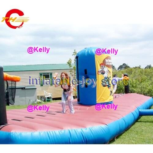 Free air shipping inflatable bungee run game, cheap inflatable basketball bungee run, competitive inflatable sport game for sale