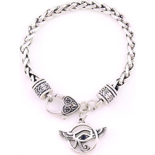 Eye of Horus Signature Plate Bracelet Men Jewelry fish eye Bracelet