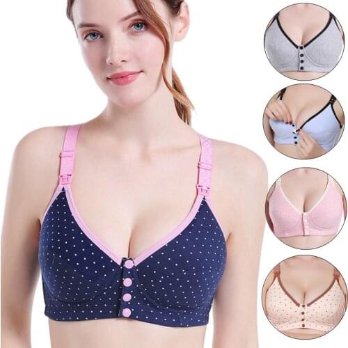 Nursing Bra Maternity Pregnancy Breast Feeding Bras For Women Underwear Clothes Sports Front Closure Bra Sujetador Lactancia