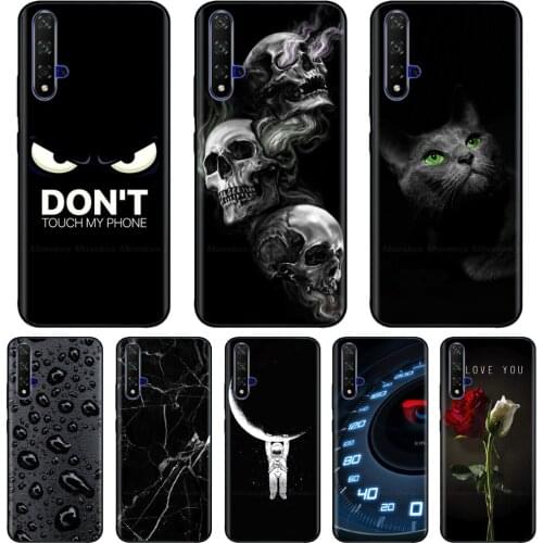 For Huawei Honor 20 Case Honor20 Soft Silicon Bumper Back Cover for Huawei Nova 5T 5 T Honor 20 Case Funda Protective Phone Case
