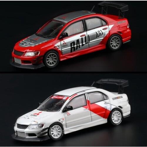 CM Model 1:64 Mitsubishi Lancer Evo IX Wide body Ralliart Diecast Model Car