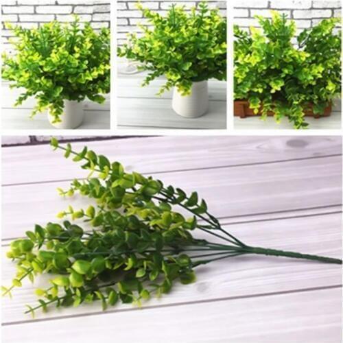 5PCS/Set Artificial Grass Plant Decorative Plastic Fake Plant Fake Grass Plant For Home Decor Office Decoration 2019 New Arrival