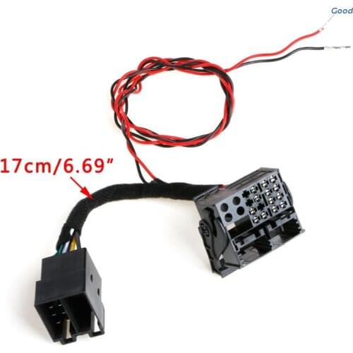 ISO To Quadlock Canbus Adapter Switch Cable RCD330 RCD510 RCD310 RNS510 for Jetta for Golf for Tiguan for Passat CC