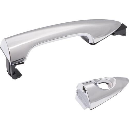 Used For Kia Rio K2 At Front, Back, Left And Right Commonly Electroplated Door Handles Car Goods Accessories Replace