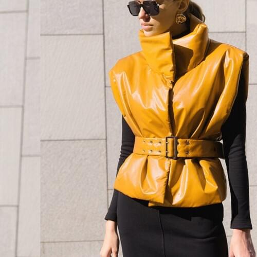 Женские кожаные жилеты JNQHWH China At AliExpress