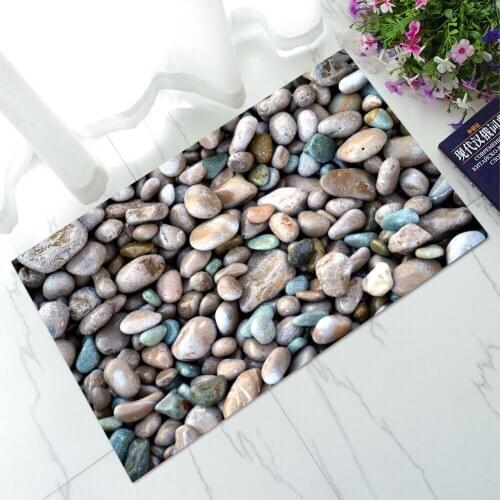 Free shipping 3D Cobble Stone mat Rug Bath Mat Non-Slip Carpet Bathroom Toilet Bath Mat Kitchen Bedroom Area Rugs Floor Mats
