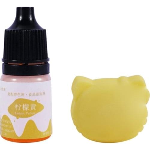 N7MF 10 Colors 10ml Handmade Soap Dye Pigment DIY UV Epoxy Resin Mold Candle Soap Coloring Liquid Lip Gloss Colorant