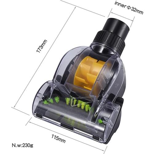 For Karcher VC3 Vacuum Cleaner Turbo Floor Brush Head Mite Removal Brush Head for Karcher VC3 Vacuum Cleaner Accessories